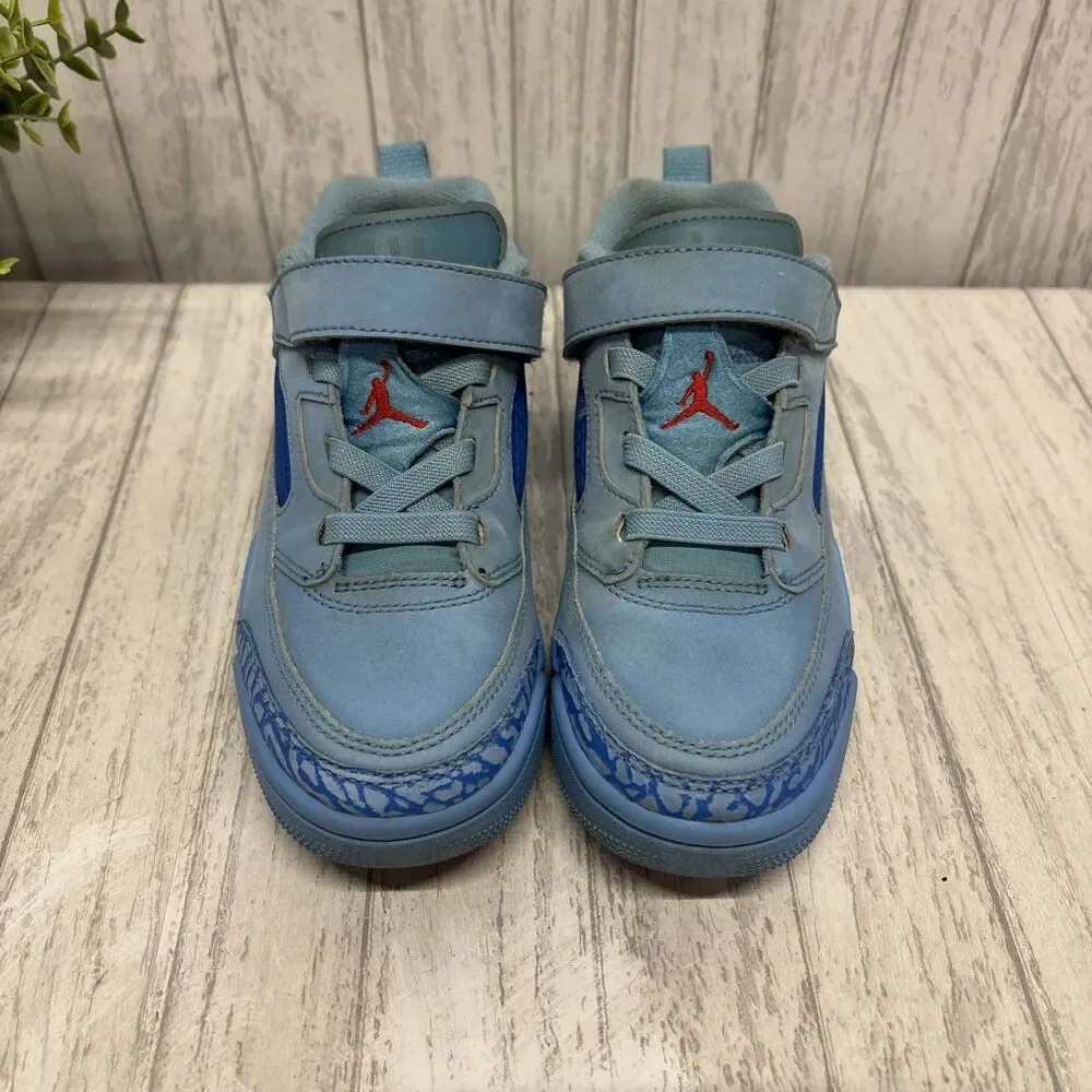 Youth Size 1 Jordan Spizike Low Blue